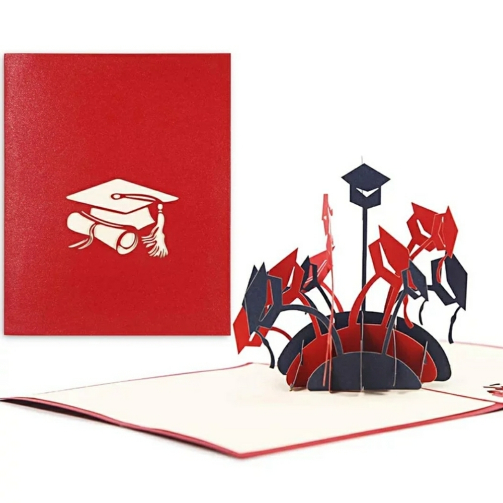 Unique Pop Up Graduation Greeting Card